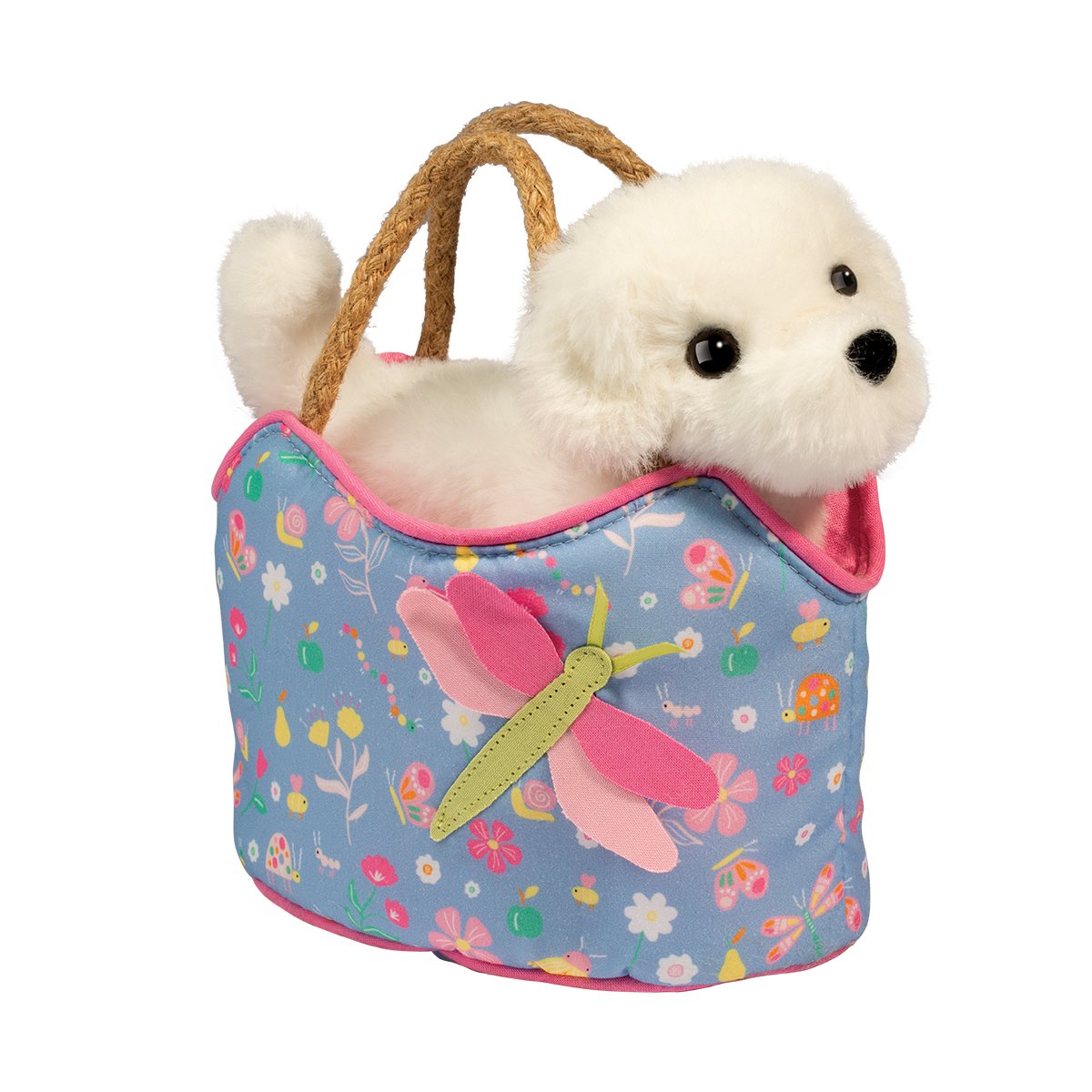 2098.jpg Dragonfly Dreams Sassy Sak with Bichon - Image 1